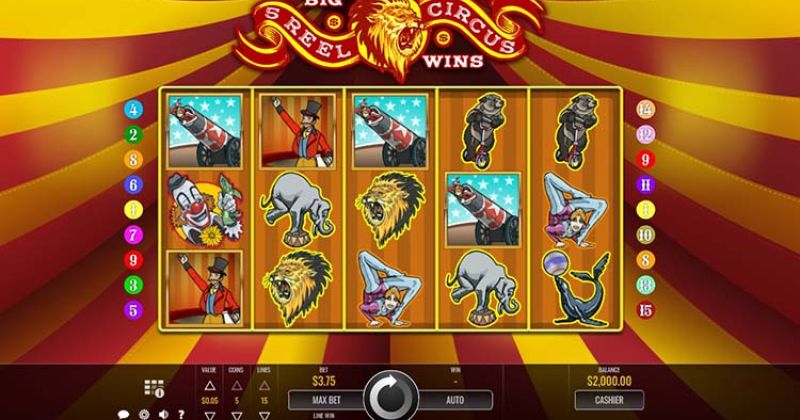 5 Reel Circus slots online