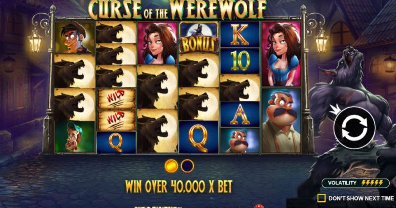 Curse of the Werewolf Megaways slots online