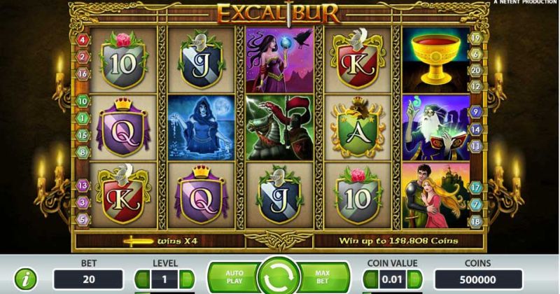 Excalibur slots online