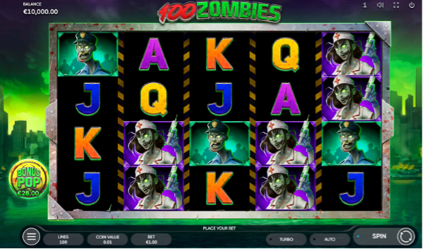 100 Zombies Online Slot