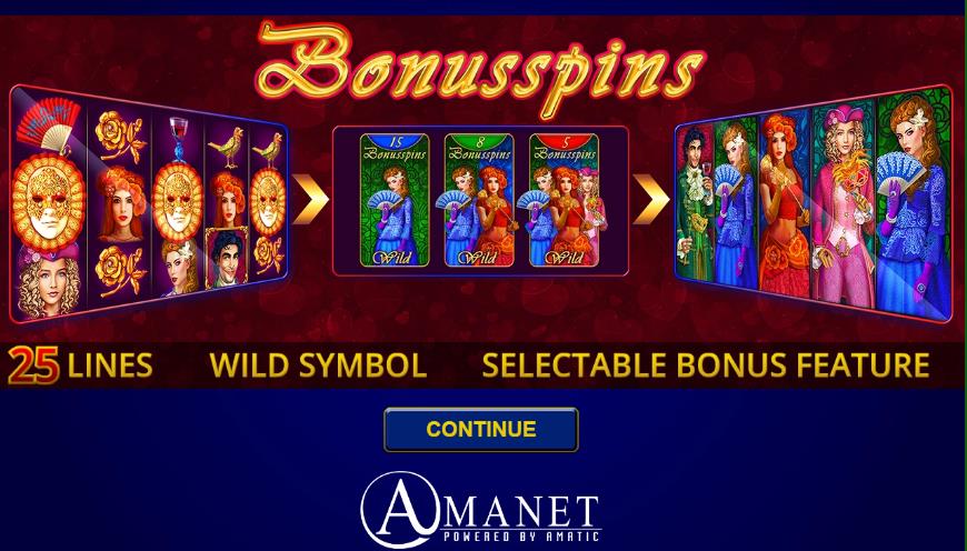 Casanova's Ladies Slot Online Casino