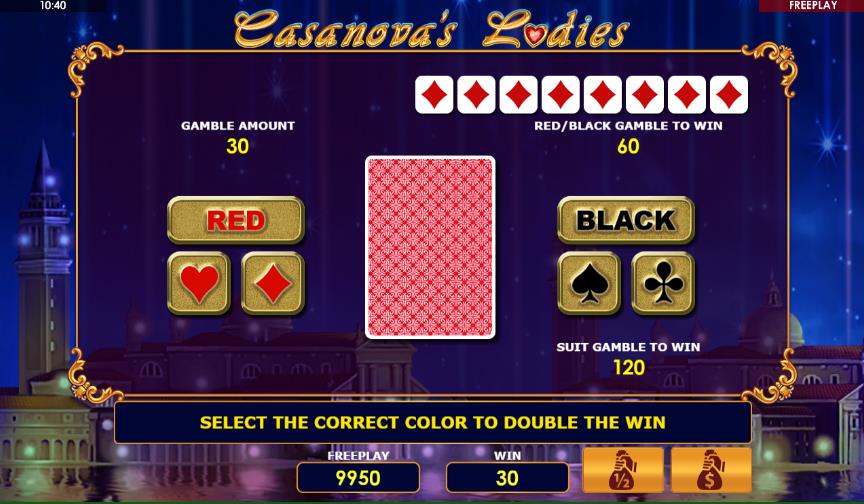 Casanova's Ladies Slot Online