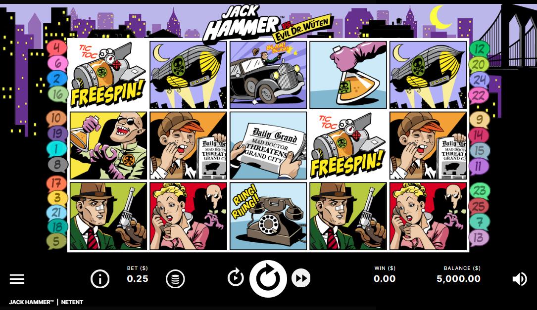 Jack Hammer Slot Online