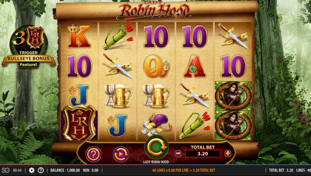 Lady Robin Hood Slot Online