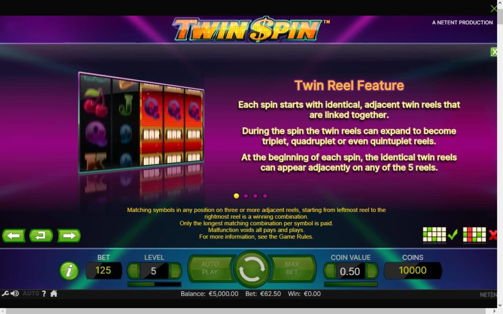 Twin Spin Slot Online